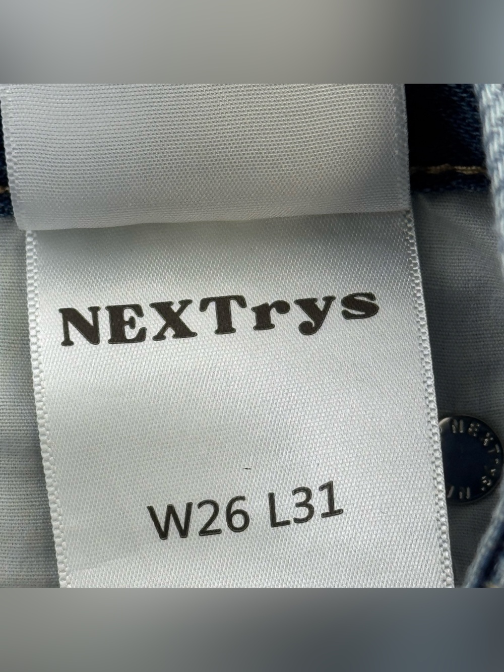 NEXTrys Women's Adapther Wide Leg, Baggy Denim Jeans Medium Wash, Size 26 x 31 - Picture 15 of 15